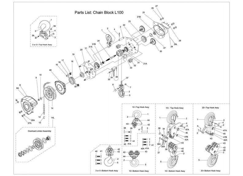 L-100 Hand Chain Hoists