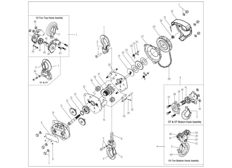 S90 Hand Chain Hoists