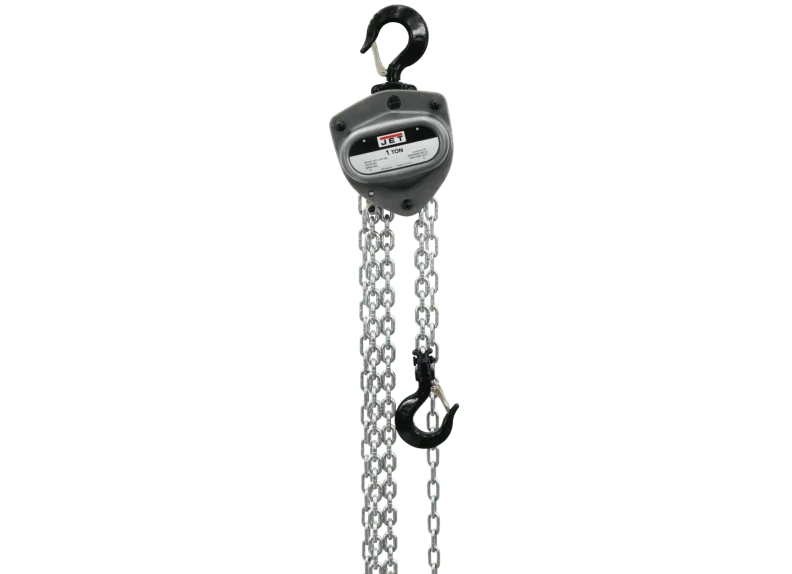 1-Ton Hand Chain Hoist with 10' Lift & Overload Protection | L-100-100WO-10 