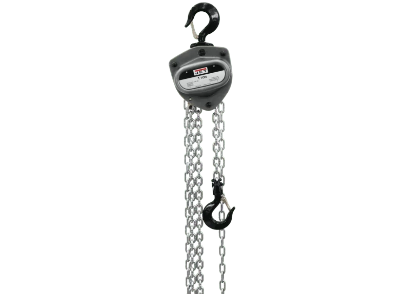 1-Ton Hand Chain Hoist with 15' Lift & Overload Protection | L-100-100WO-15 