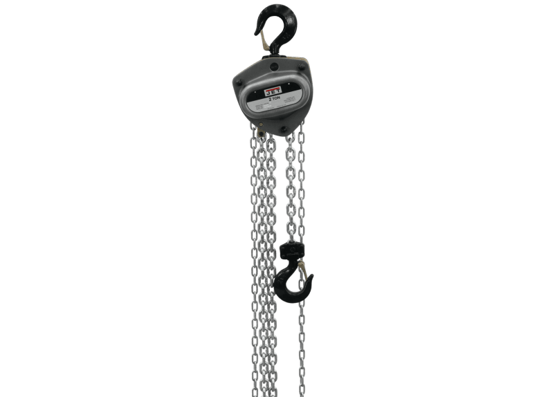 2-Ton Hand Chain Hoist with 15' Lift & Overload Protection | L-100-200WO-15