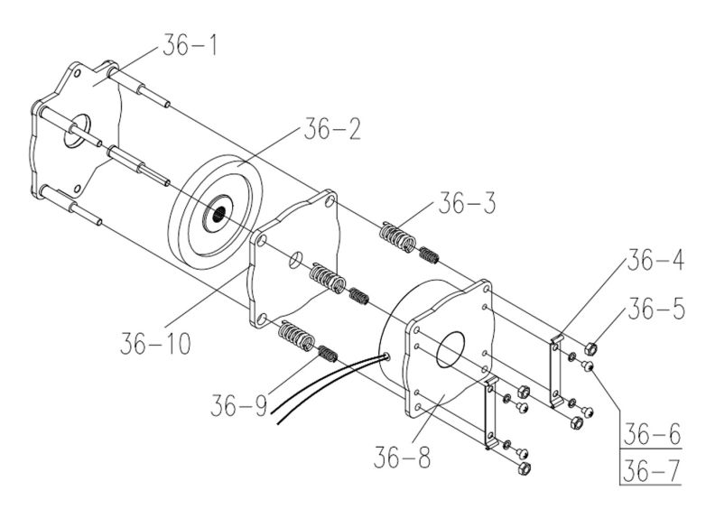 2SS-1C-20 Brake Assembly