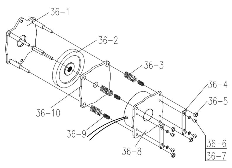 SS-1C 3 Ton Brake Assembly