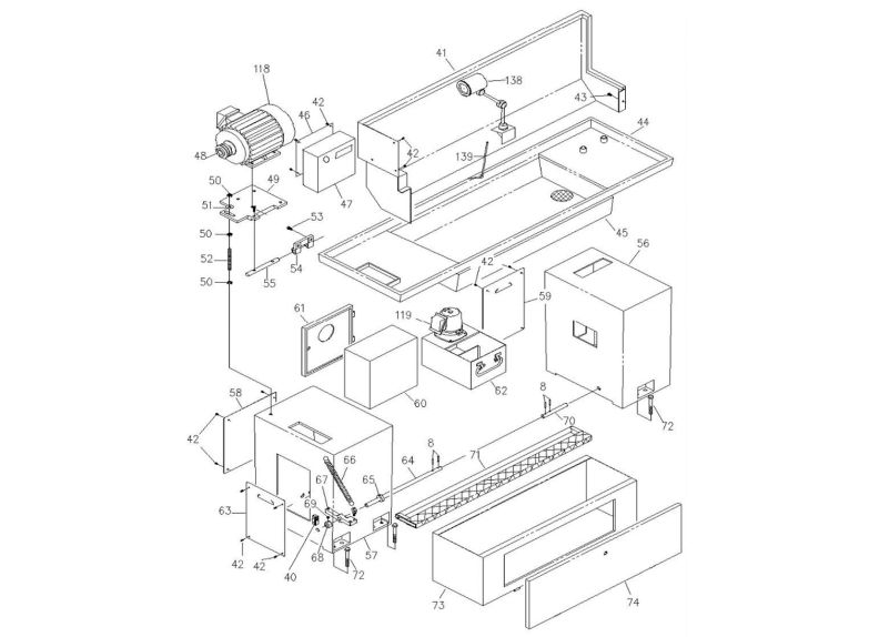 EVS-1440B Cabinet and Panel Assembly