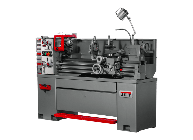 EVS-1440 Electronic Variable Speed lathe with  Acu-Rite 203 DRO and Collet Closer, 3HP