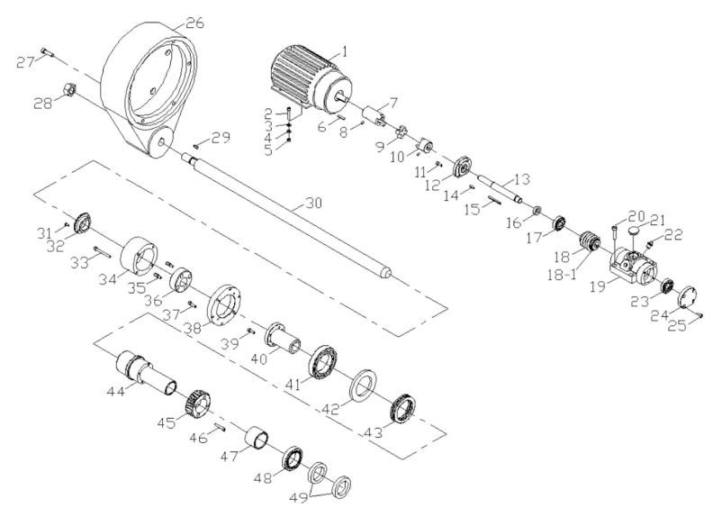 J-1230R Riser Mechanism