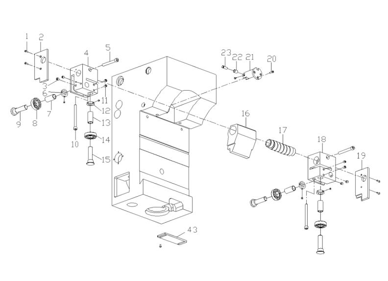 J-1230R-4 Rear of Head