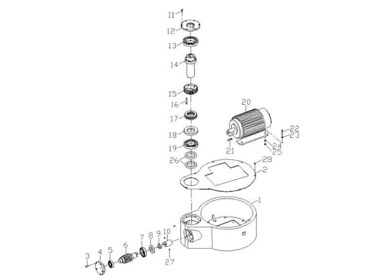 J-1600R Riser Mechanism
