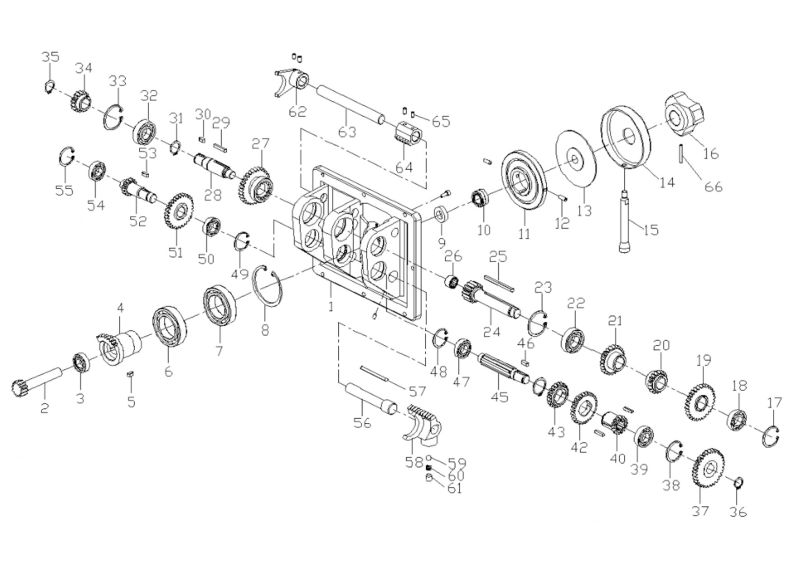 J-1600R-4 Feed Change Mechanism