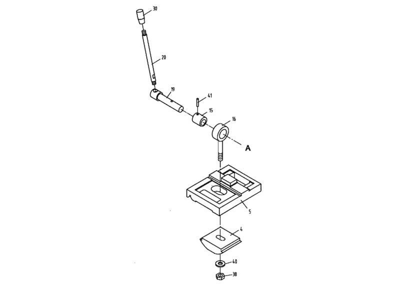 BDB-1340A Tailstock Assembly II