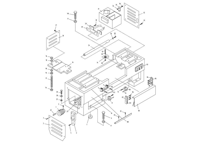 GH-1640ZX Stand Assembly