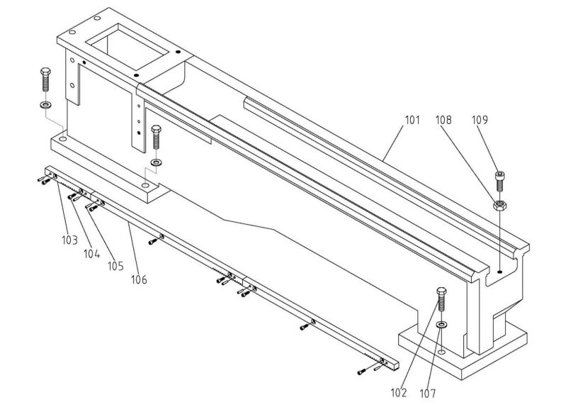 GHB-1236 Bed Assembly