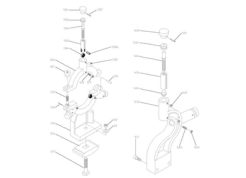GHB-1236 Steady Rest and Follow Rest