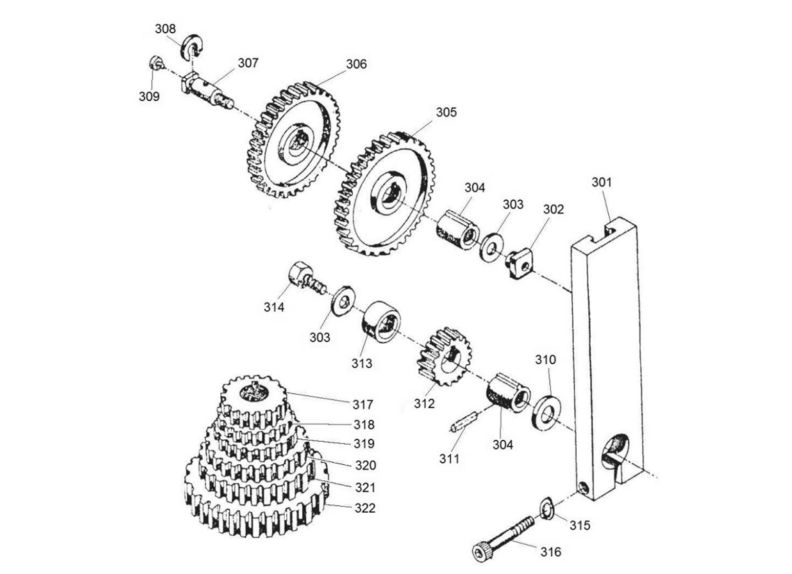 BDB-919 Change Gears