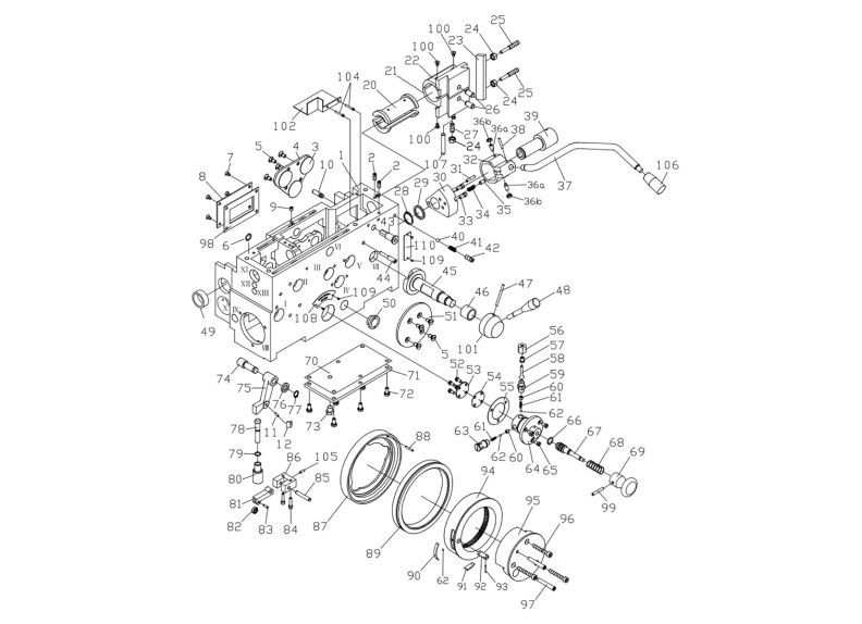GH-2680ZH Apron Assembly I