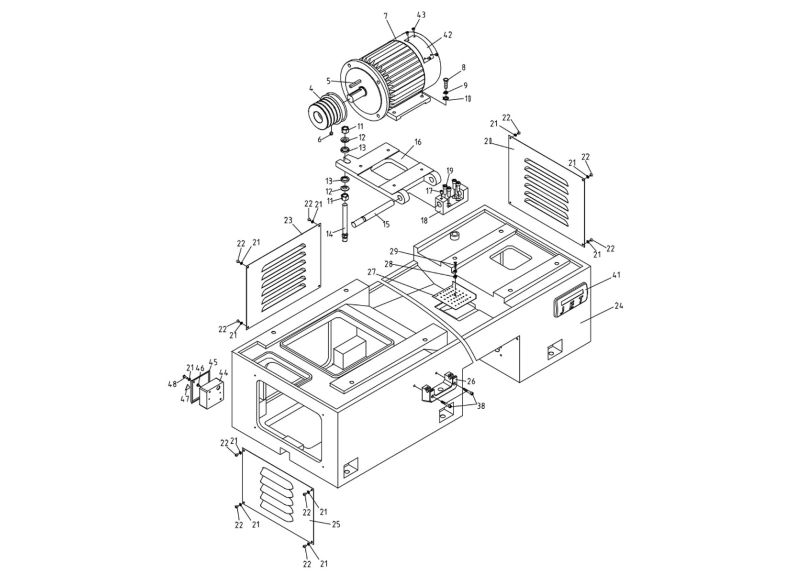 GH-2680ZH Bed Assembly II