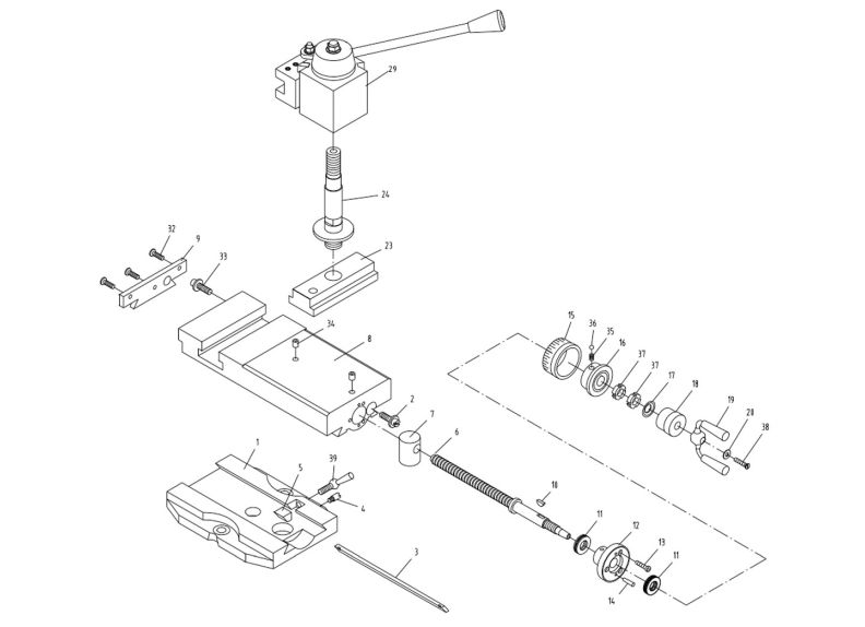 GH-1860ZX Quick Change Tool Post