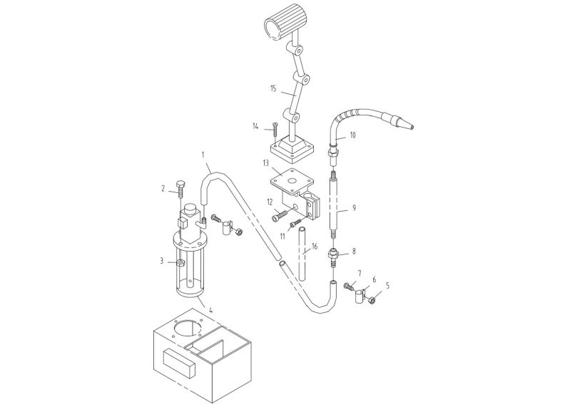 GH-1860ZX Coolant & Work Light Assembly