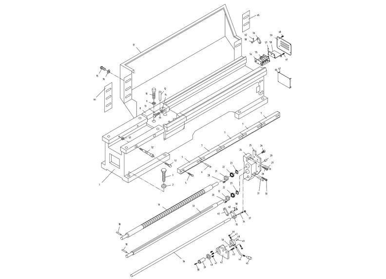 GH-1860ZX Bed Assembly