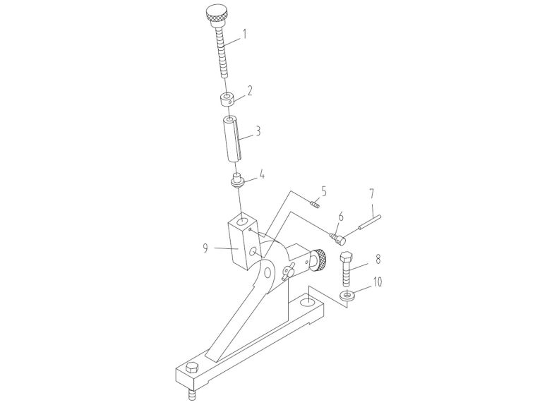 GH-1880ZX Follow Rest Assembly