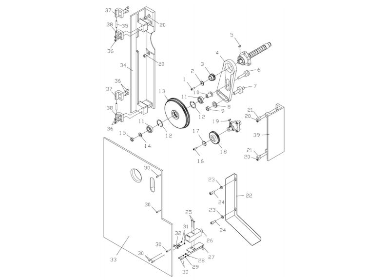 GH-1440-1 End Gear Assembly