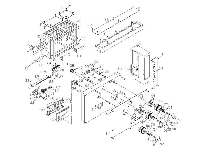 GH-1440-1 Gearbox Assembly I 