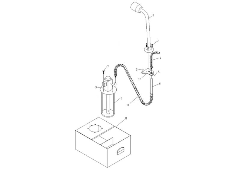 GH-1440-3 Coolant and Work Light Assembly