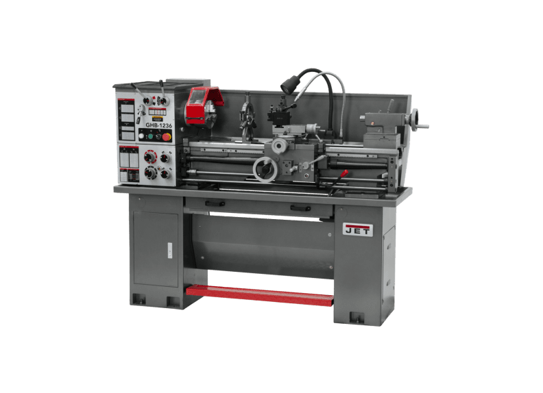GHB-1236  Geared Head Bench Lathe with ACU_RITE 203 DRO & Taper Attachment in Jet Metalworking, Turning, Lathes