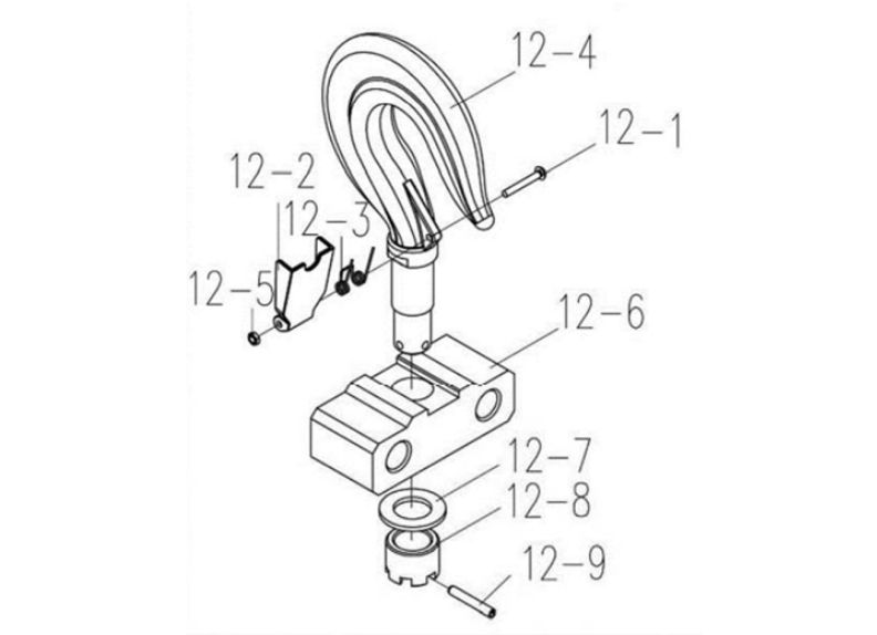 SS-3C 3 Ton Top and Bottom Hook Assemblies
