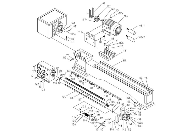 GH-1440B Bed Assembly