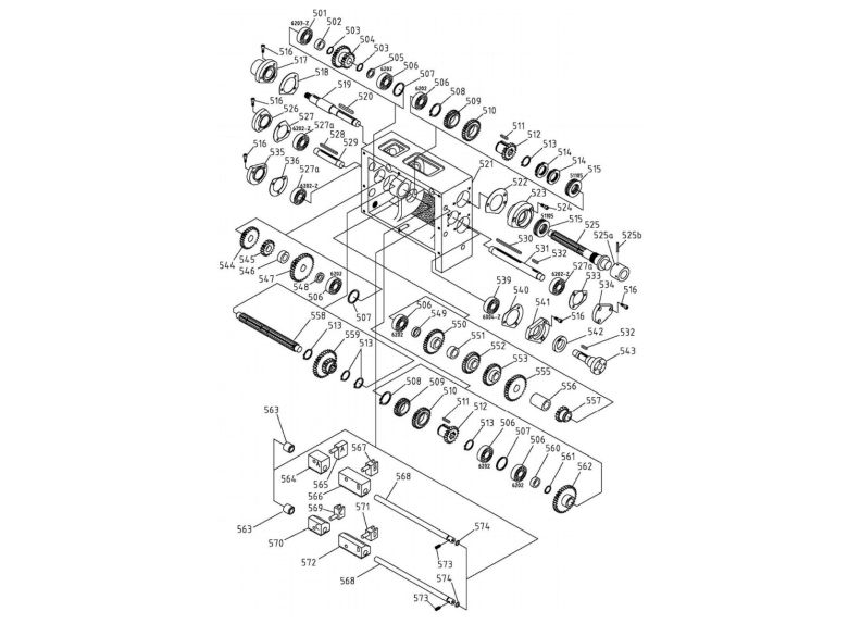 GH-1440B Gear Box Assembly