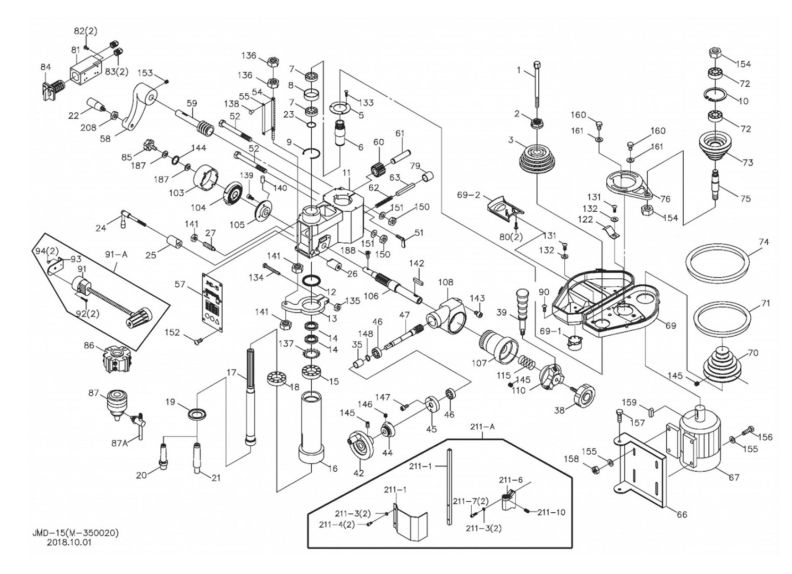 JMD-15 Head Assembly