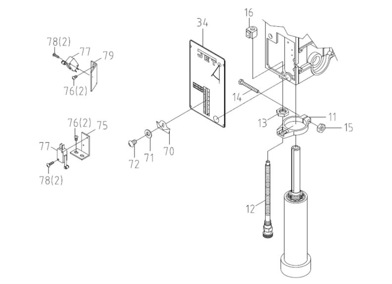 JMD-45VSPFT Tapping Assembly