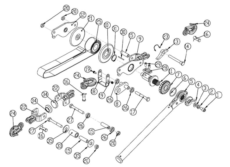 JWS-25A Web Strap Hoist