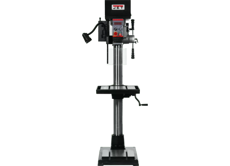 JDPE-20EVS-PDF, 20-Inch EVS Drill Press with Power Downfeed, Step Pulley, 2HP, 1Ph 115V