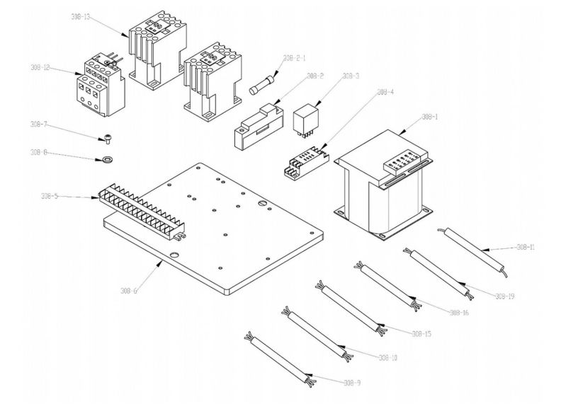 MBS-1018-3 Electrical Box Assembly