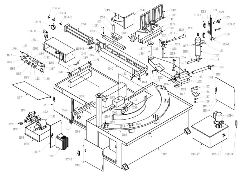 MBS-1323EVS-H Base Assembly