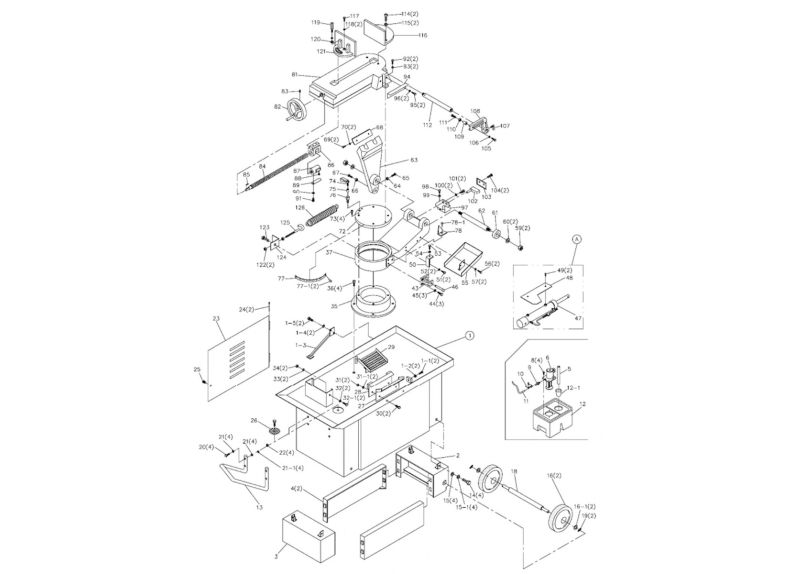 HVBS-710G Table and Stand Assembly 