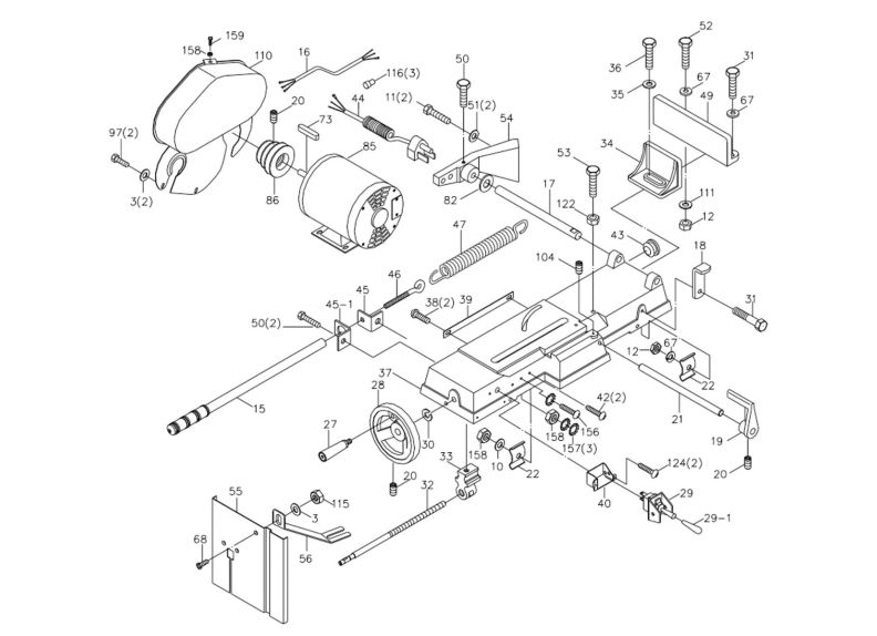 HVBS-56 Bed Assembly