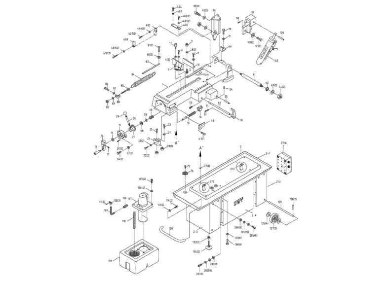 HBS-814GH Base Assembly