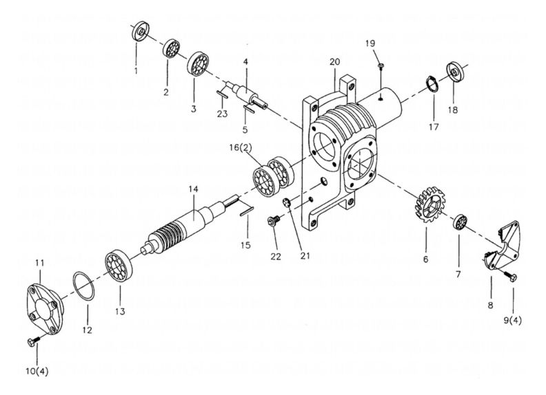 HBS-916 Gear Speed Reducing Box 