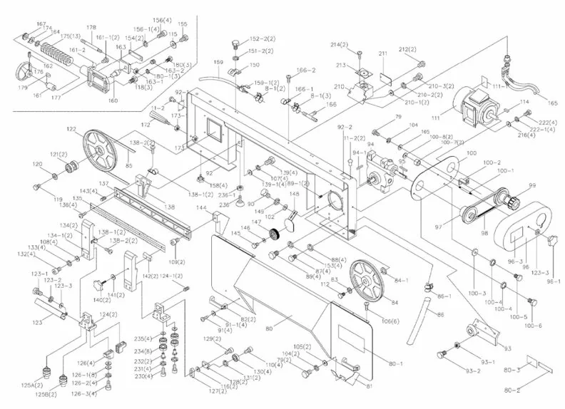 J-7020 Head Assembly | JET Tools