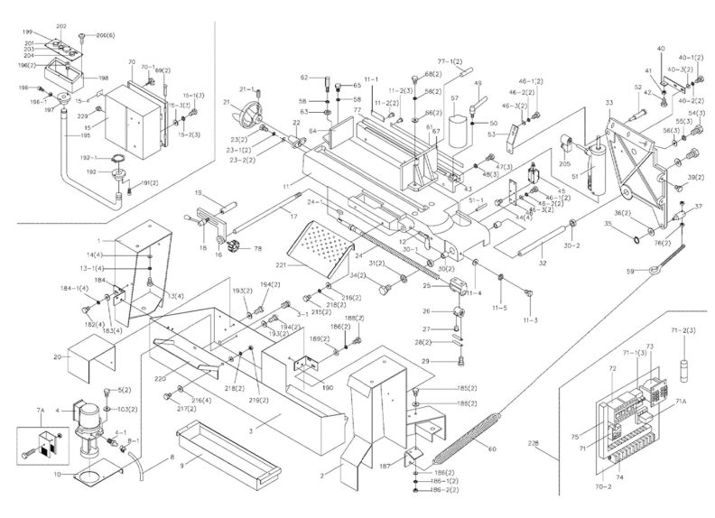 J-7040 Base Assembly