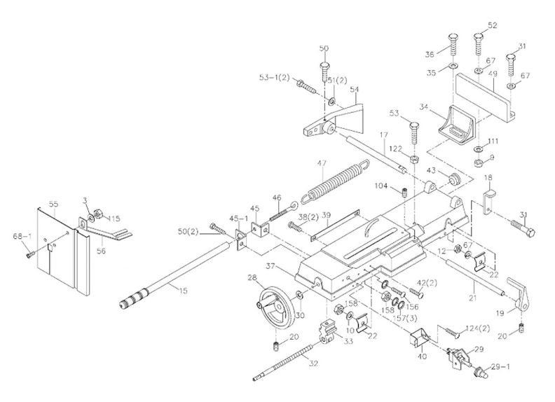 HVBS-56V Bed Assembly 