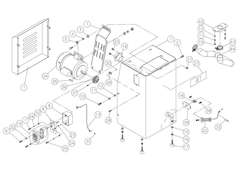  J-4200A Base Assembly