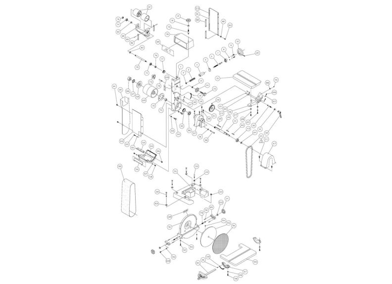 J-4202A Belt and Disc Sander Assembly