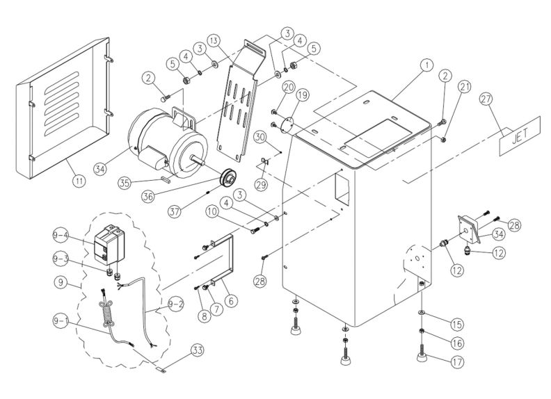 J-4301A Base Assembly