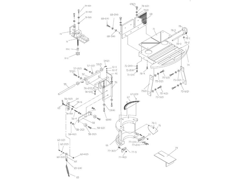HVBS-10-DMWC Table Assembly