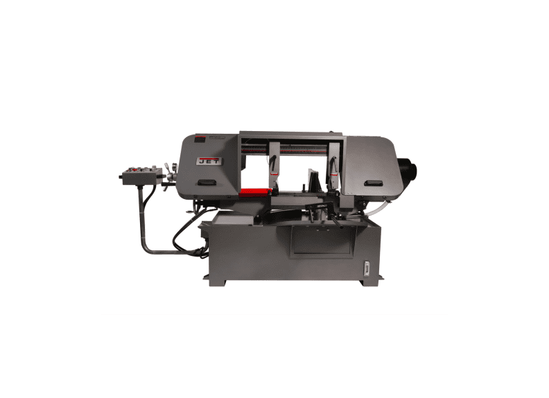 HBS-1220MSAH, 12" x 20" Semi-Automatic Mitering Variable Speed Bandsaw with Hydraulic Vise