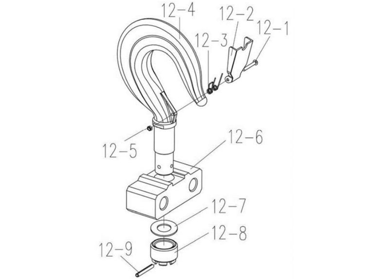 SS-1C 5 Ton Top and Bottom Hook Assemblies